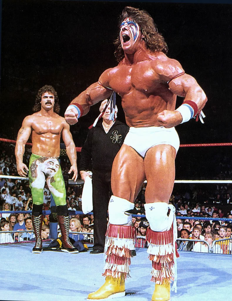 Royal Rumble 1989 Super Posedown: Ultimate Warrior vs. Rick Rude